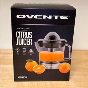 Ovente Black Electric Citrus Juicer